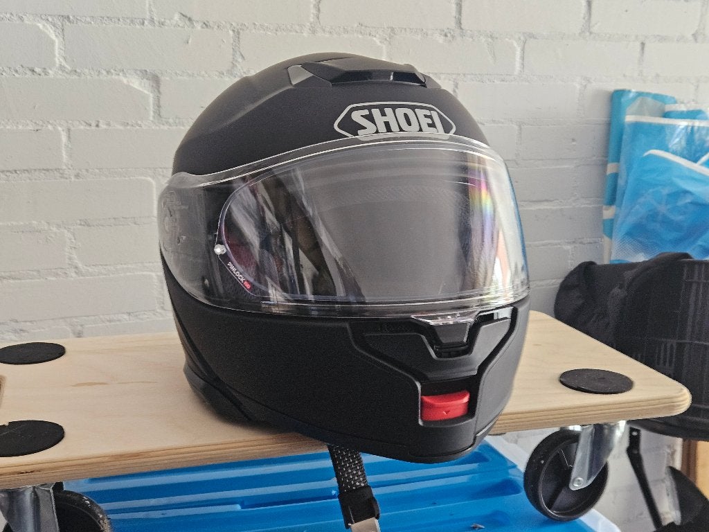Shoei Systeemhelm - Mat Zwart, Motoren, Kleding | Motorhelmen, Heren, Systeemhelm, L, Shoei, Tweedehands, Ophalen