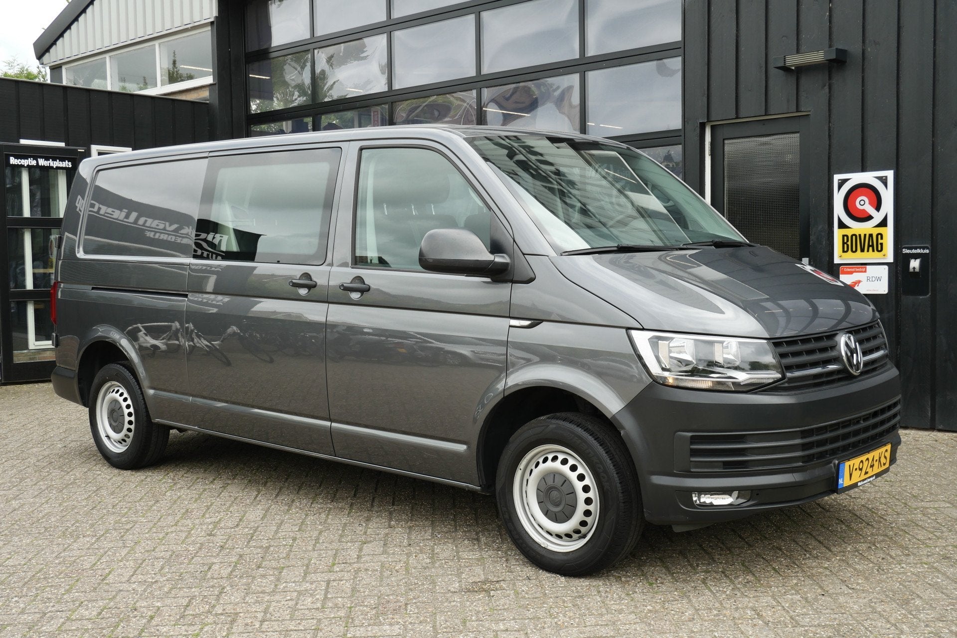 Volkswagen Transporter 2.0 TDI L2H1 DC | NL-Auto | Cruise |, Stof, Gebruikt, Euro 6, 4 cilinders