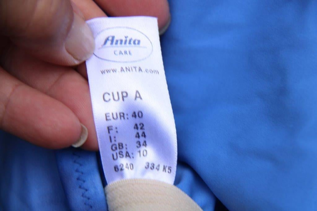 Badpak blauw Anita 40A cup. Vaste prijs, Kleding | Dames, Badmode en Zwemkleding, Verzenden, Zo goed als nieuw, Blauw, Badpak
