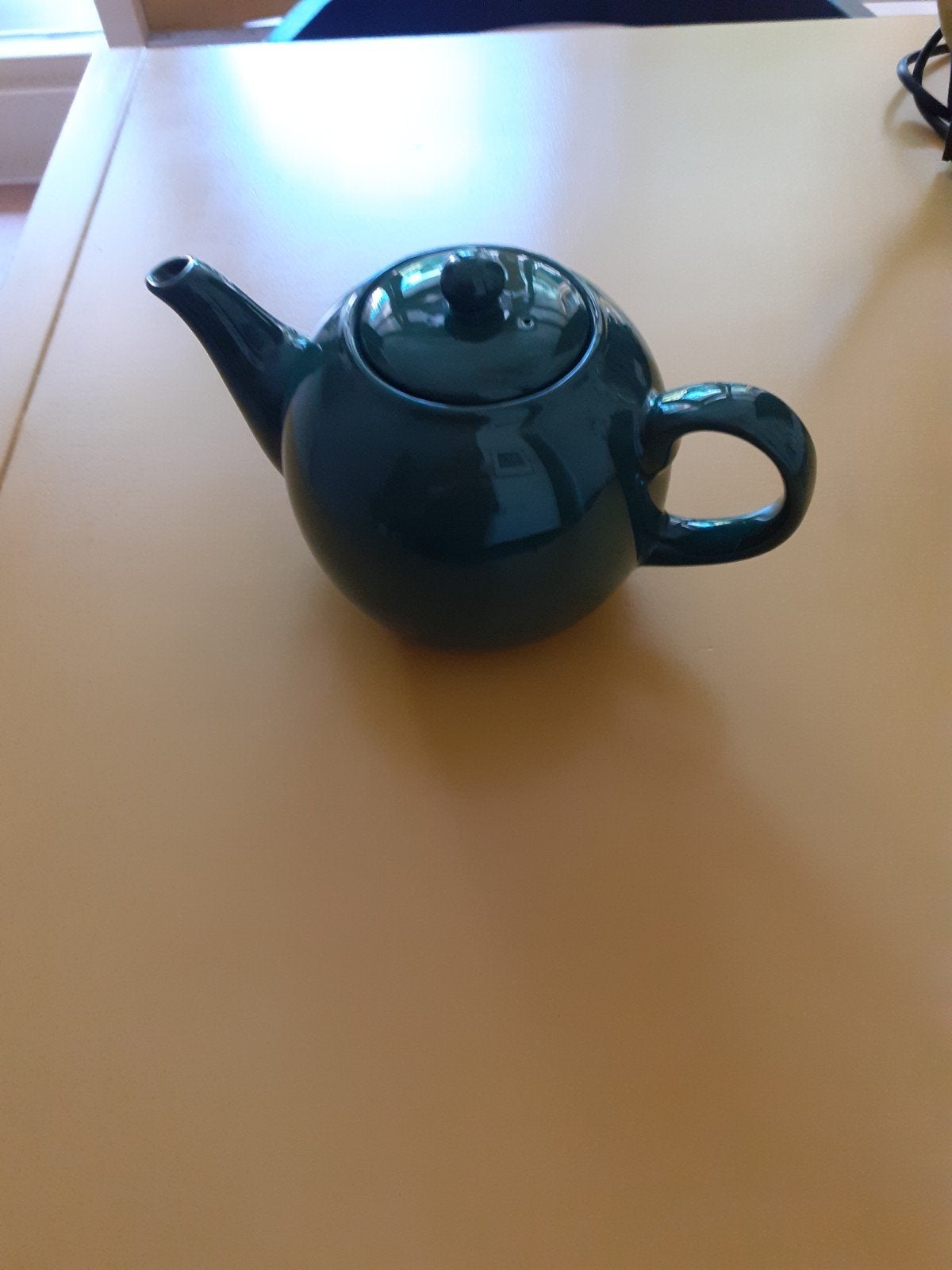 Grote, groene theepot., Ophalen, Overige typen, Zo goed als nieuw, Overige stijlen