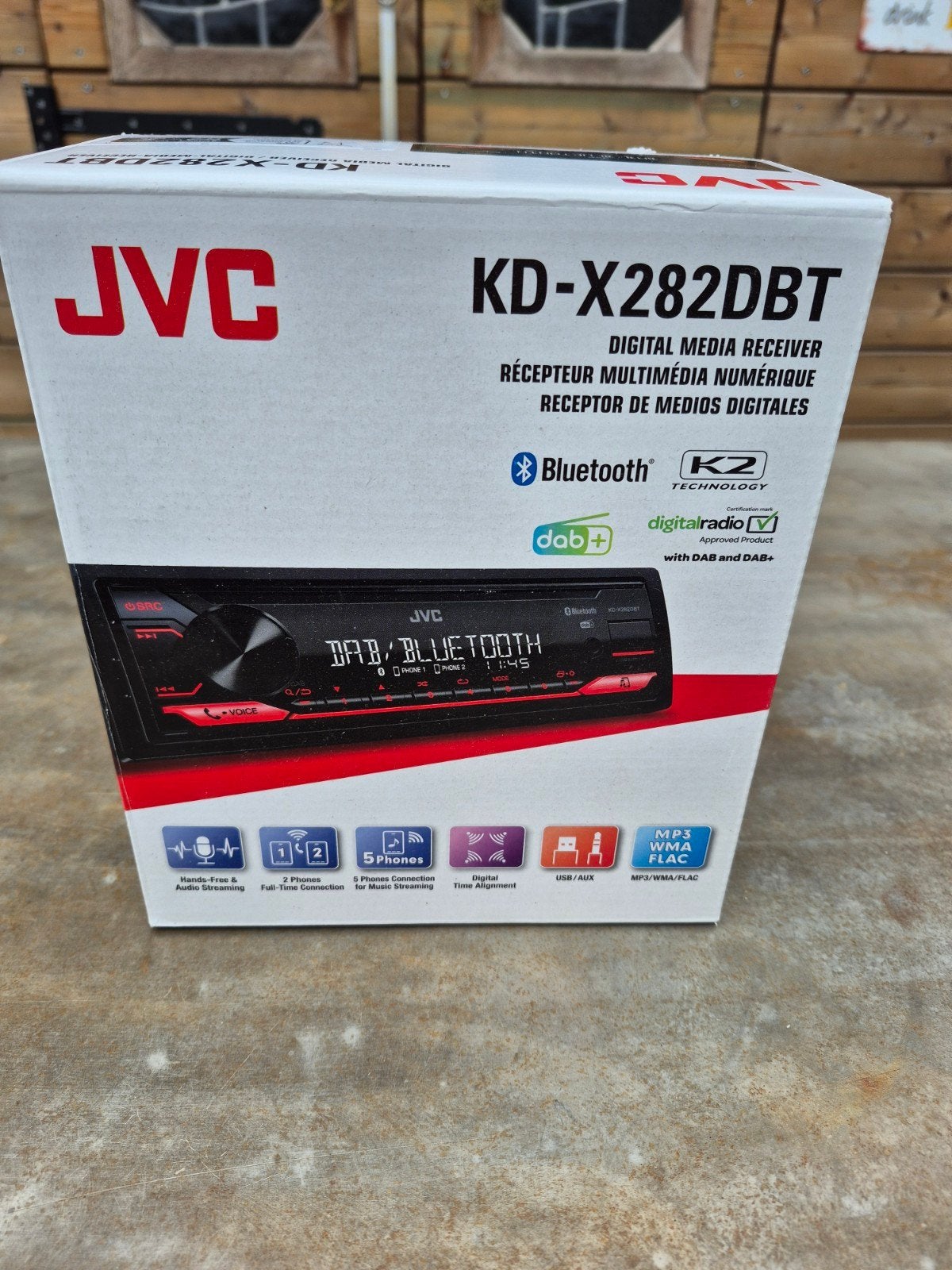 Zo goed nieuwe JVC autoradio, Ophalen, Zo goed als nieuw, JVC