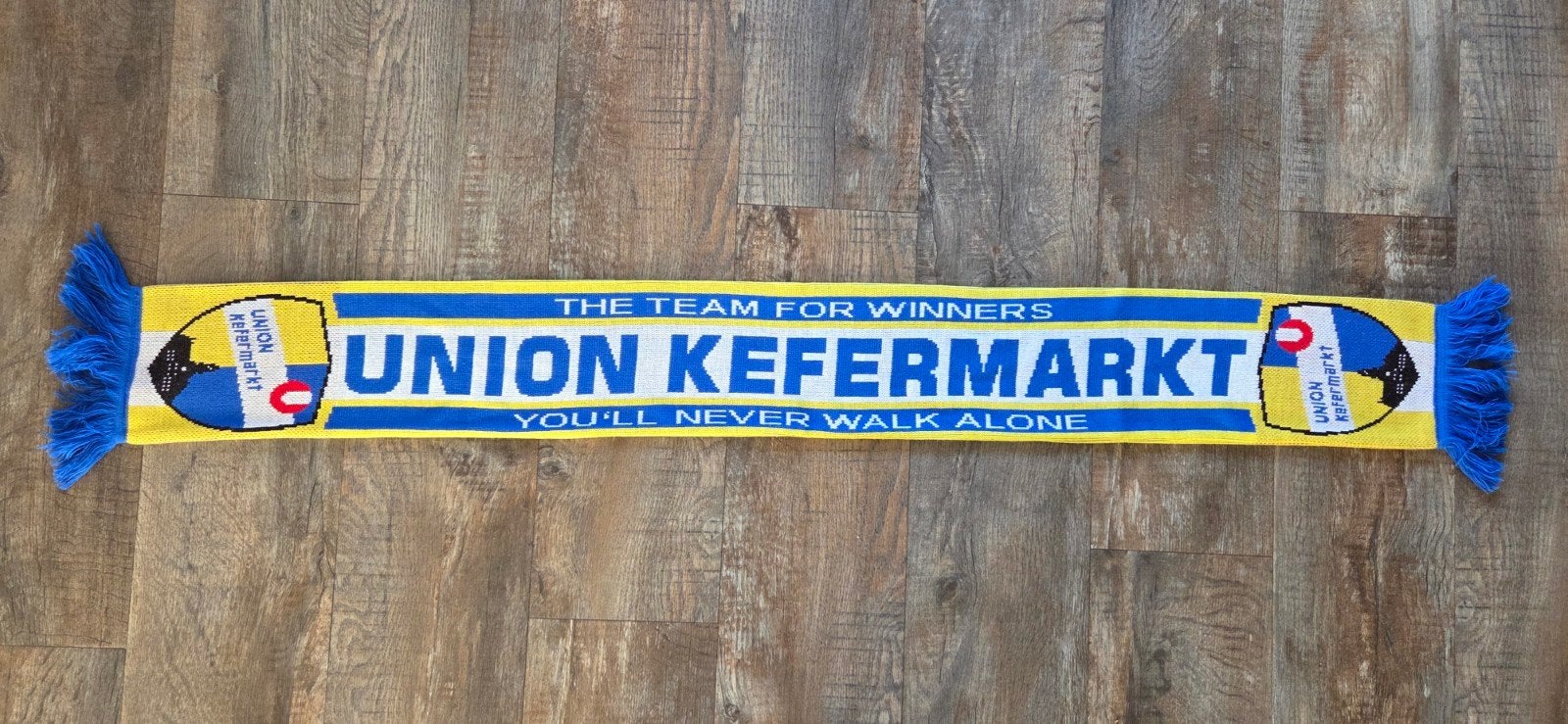 Sjaal Union Kefermarkt, Verzamelen, Sportartikelen en Voetbal, Ophalen of Verzenden, Zo goed als nieuw, Buitenlandse clubs, Vaantje of Sjaal
