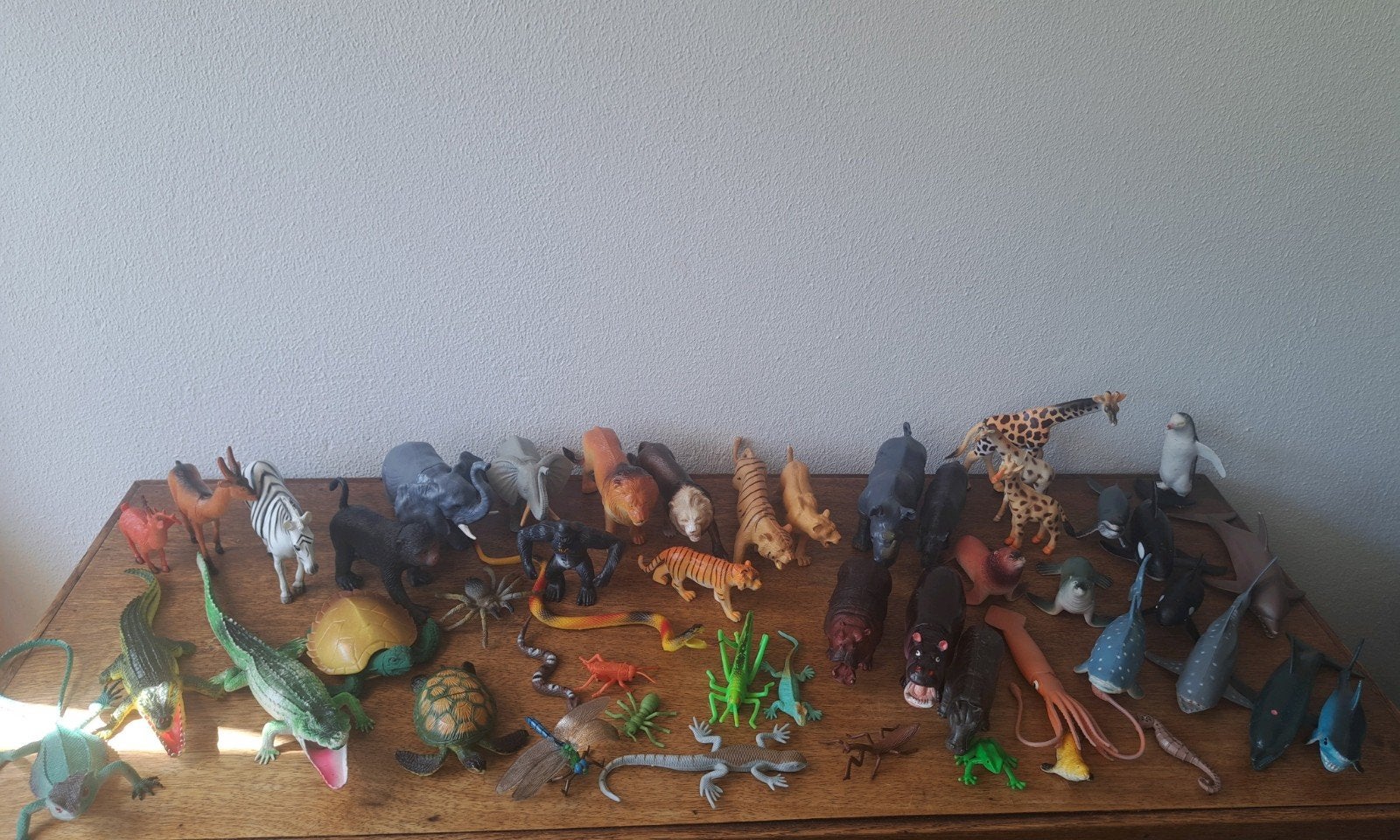 Set wilde dieren in nieuwe speelgoedzak, Ophalen of Verzenden, Gebruikt