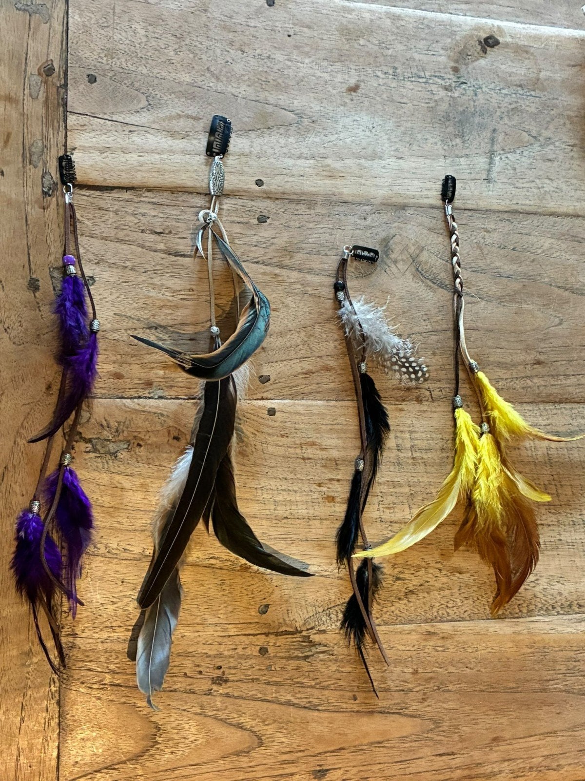 Haaraccessoires met veren - Diverse kleuren, Ophalen of Verzenden, Nieuw, Haarspeld