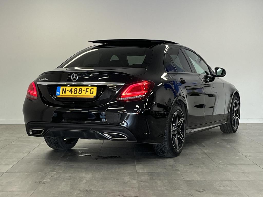 Mercedes-Benz C-klasse 300 e Business Solution AMG Limited |, Auto's, Mercedes-Benz, Automaat, 320 pk, Zwart, Bedrijf