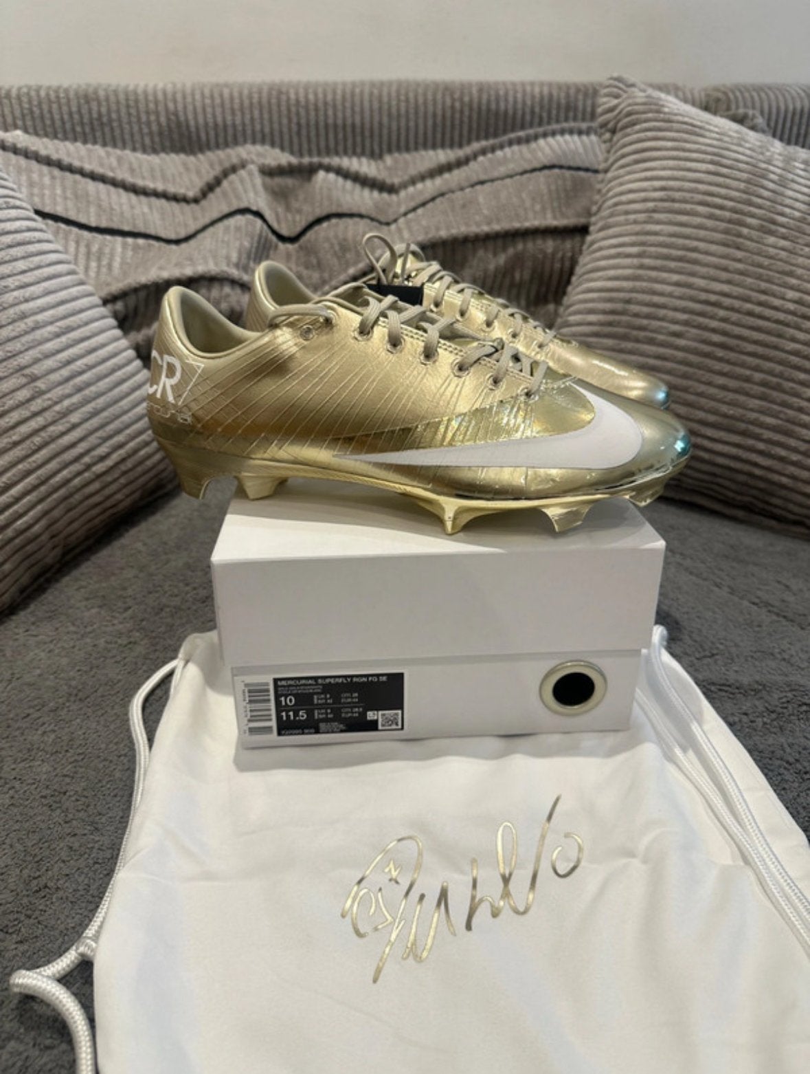 Nike Mercurial Superfly RGN FG SE Cr7 Gold limited edition, Eén persoon