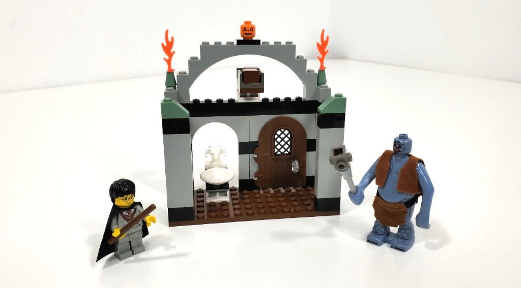 Lego Harry Potter set 4712 - Troll on the loose, Kinderen en Baby's, Speelgoed | Duplo en Lego, Gebruikt, Lego, Harry Potter, Ophalen of Verzenden
