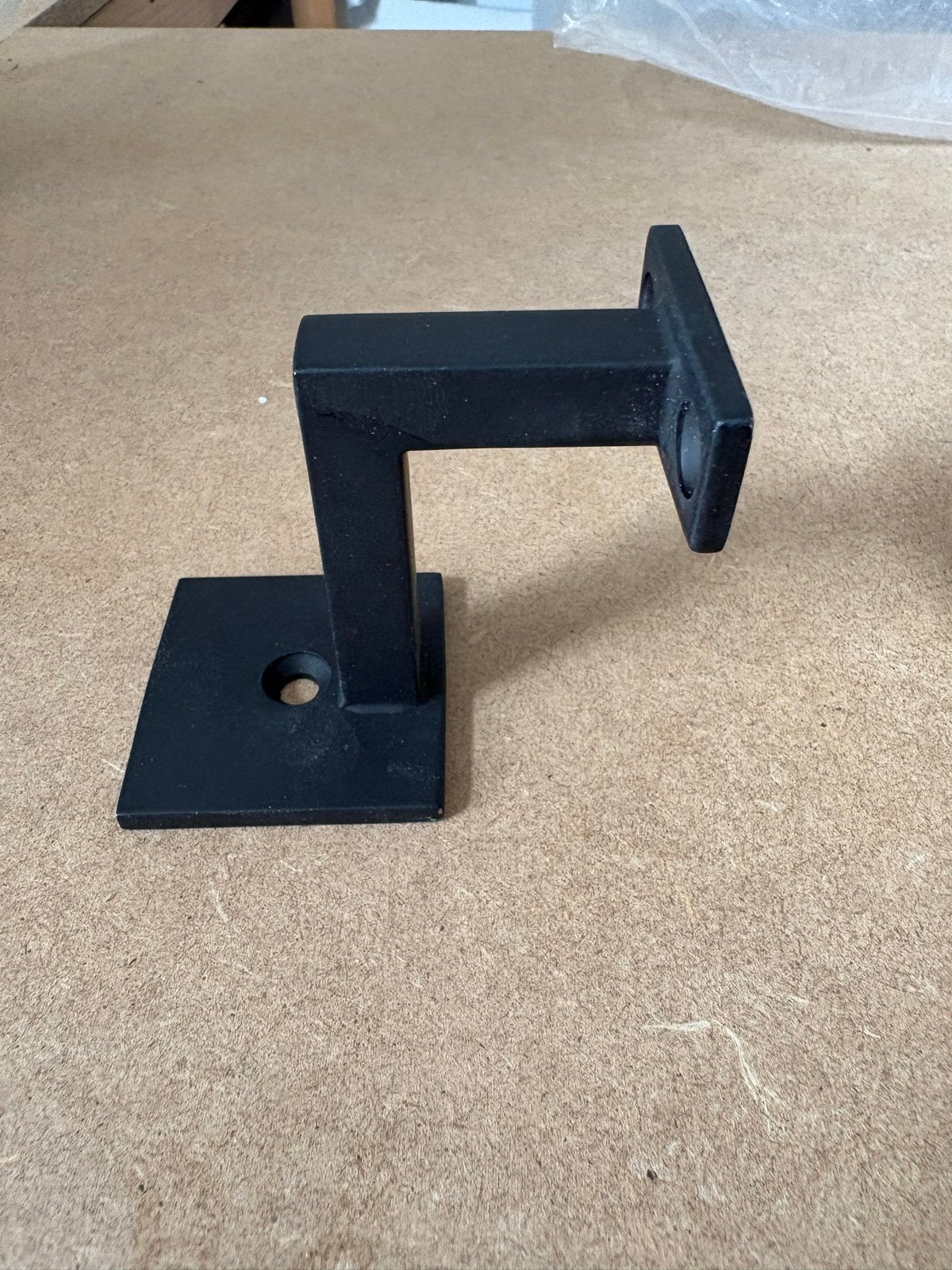 4 x trapleuning steun zwart metaal, Ophalen of Verzenden, Nieuw, Minder dan 2 meter