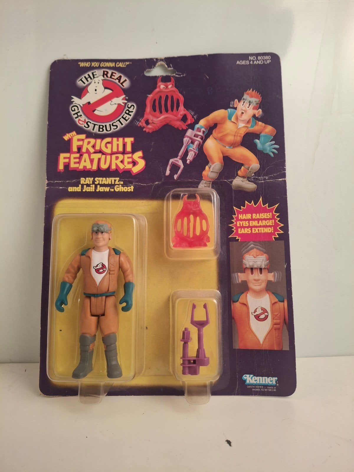 The Real Ghostbusters Ray Stantz Fright Features Kenner, Verzamelen, Ophalen of Verzenden, Nieuw