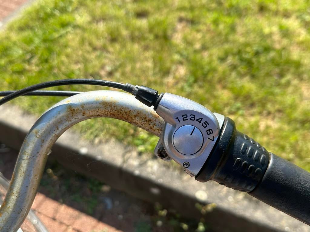 Raleigh damesfiets met 7 versnellingen, Fietsen en Brommers, Fietsonderdelen, Ophalen, Gebruikt, Stadsfiets, Frame