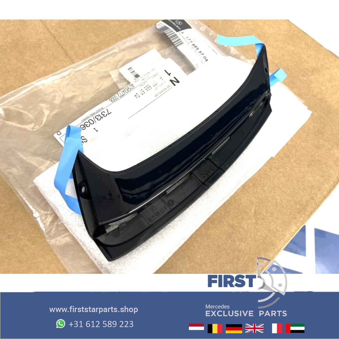 W177 A45 AMG ACHTERBUMPER AERO SPLITTER LINKS of RECHTS 2018, Auto-onderdelen, Gebruikt, Ophalen of Verzenden, Achter, -