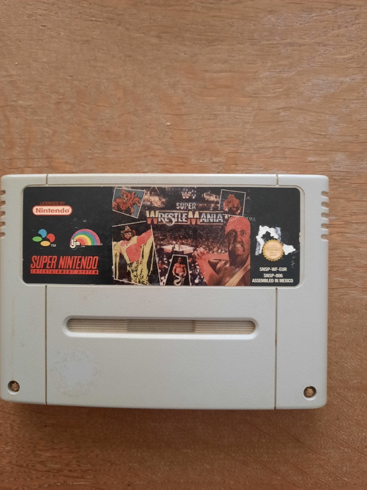 WWF Wrestlemania! HULK HOGAN! Snes Spel In Goede staat!, Avontuur en Actie, 2 spelers, Ophalen of Verzenden, Zo goed als nieuw