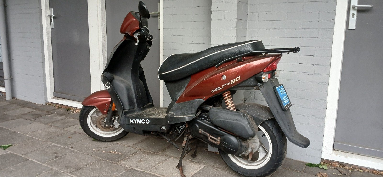 Kymco Agility 50 - Opknapper/Onderdelen, Fietsen en Brommers, Ophalen, Gebruikt, Maximaal 45 km/u, Agility