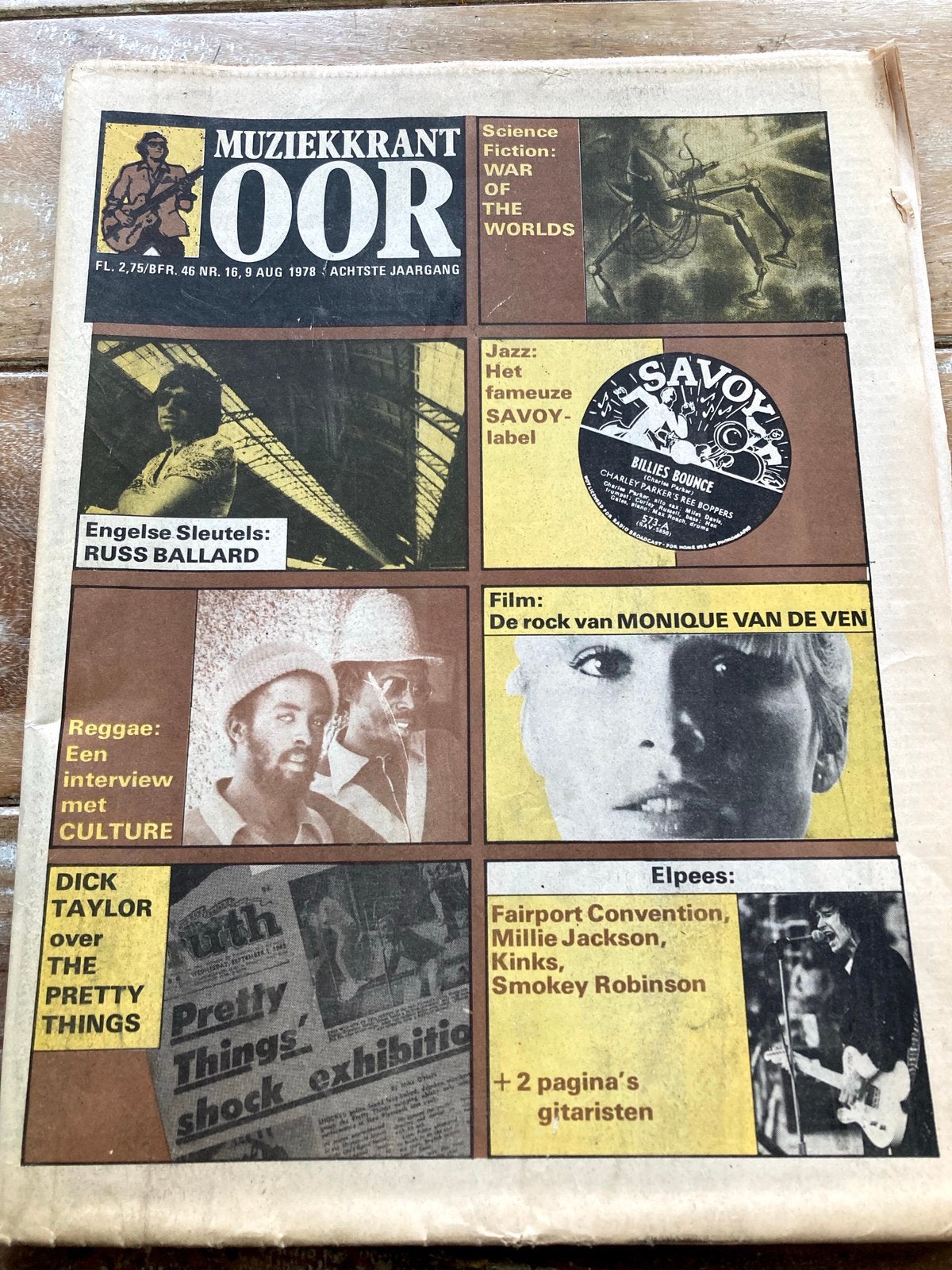 Muziekkrant OOR 1978 UFO Russ Ballard Pretty Things, Ophalen of Verzenden, Zo goed als nieuw, Muziek, Film of Tv