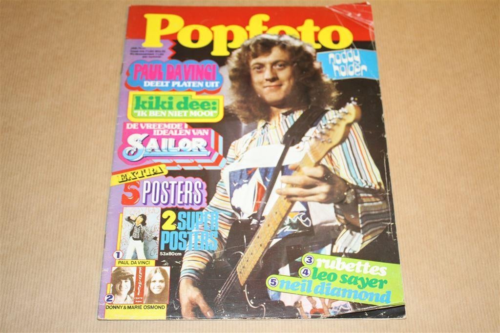 Popfoto - Januari 1975, Ophalen of Verzenden, Gelezen, Muziek, Film of Tv