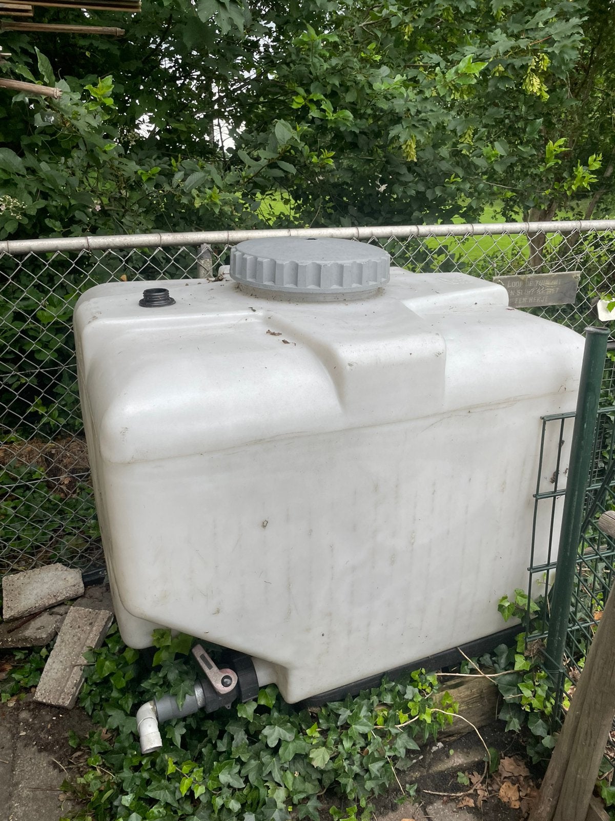 Watervat, 150 liter of meer, Ophalen, Gebruikt, Met kraantje