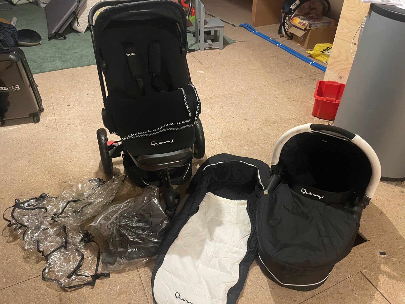 Quinny Buzz Xtra Combiwagen met Reiswieg en Accessoires, Ophalen, Gebruikt, Quinny, Combiwagen