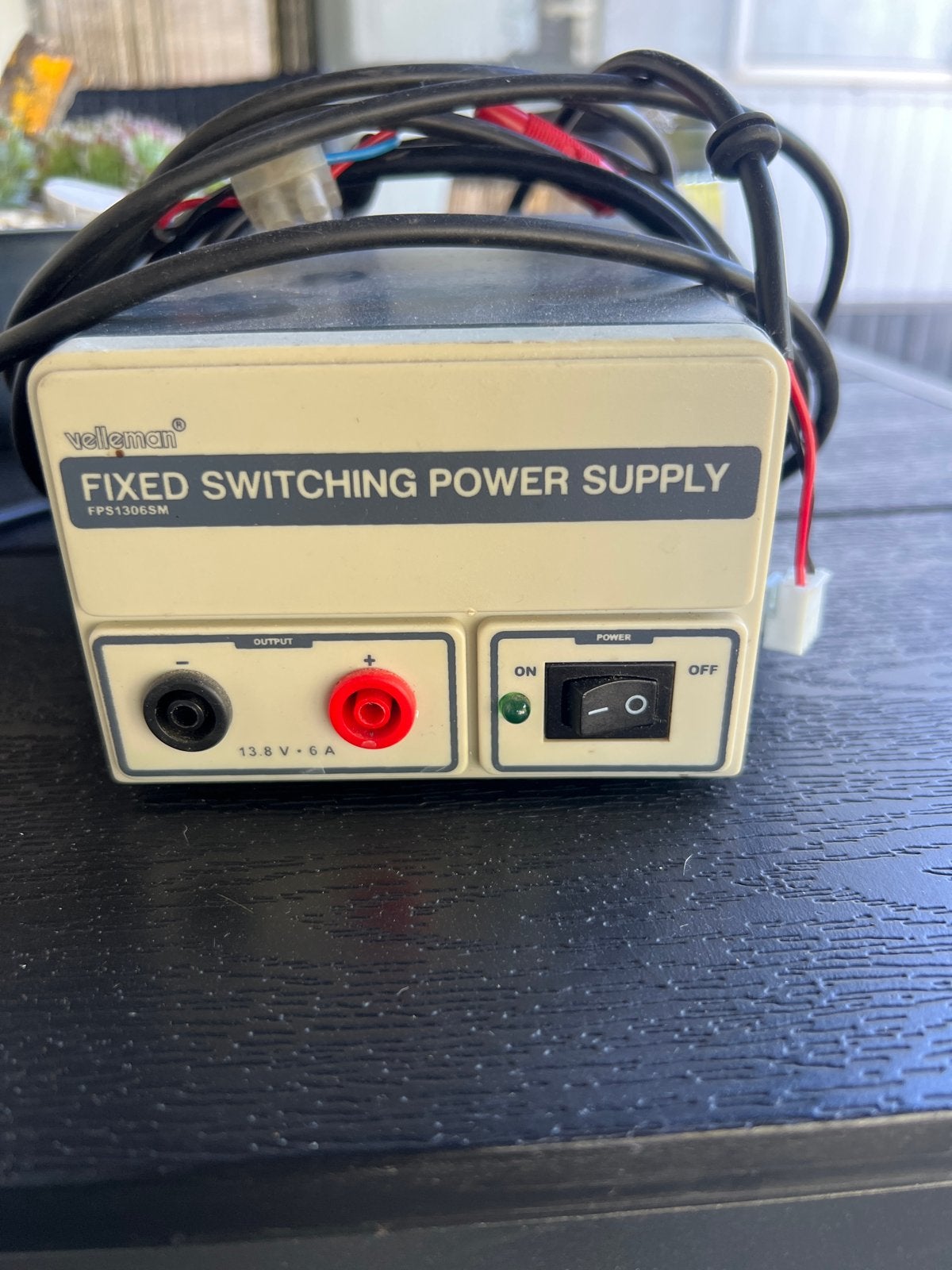 Velleman FPS1306SM Vaste Schakelende Voeding 13.8V 6A, Ophalen, Gebruikt