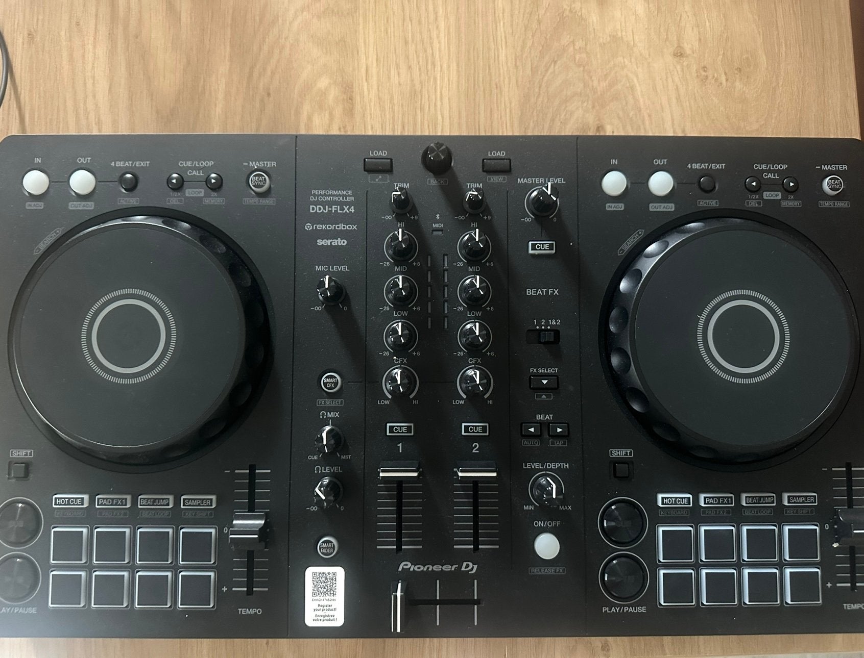 Dj controllor DDJ-flex 4, Ophalen, Zo goed als nieuw, Pioneer