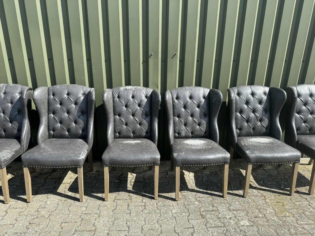 Gratis eetkamerstoelen Richmond Interiors, Huis en Inrichting, Stoelen, Ophalen, Gebruikt, Grijs, Vijf, Zes of meer stoelen