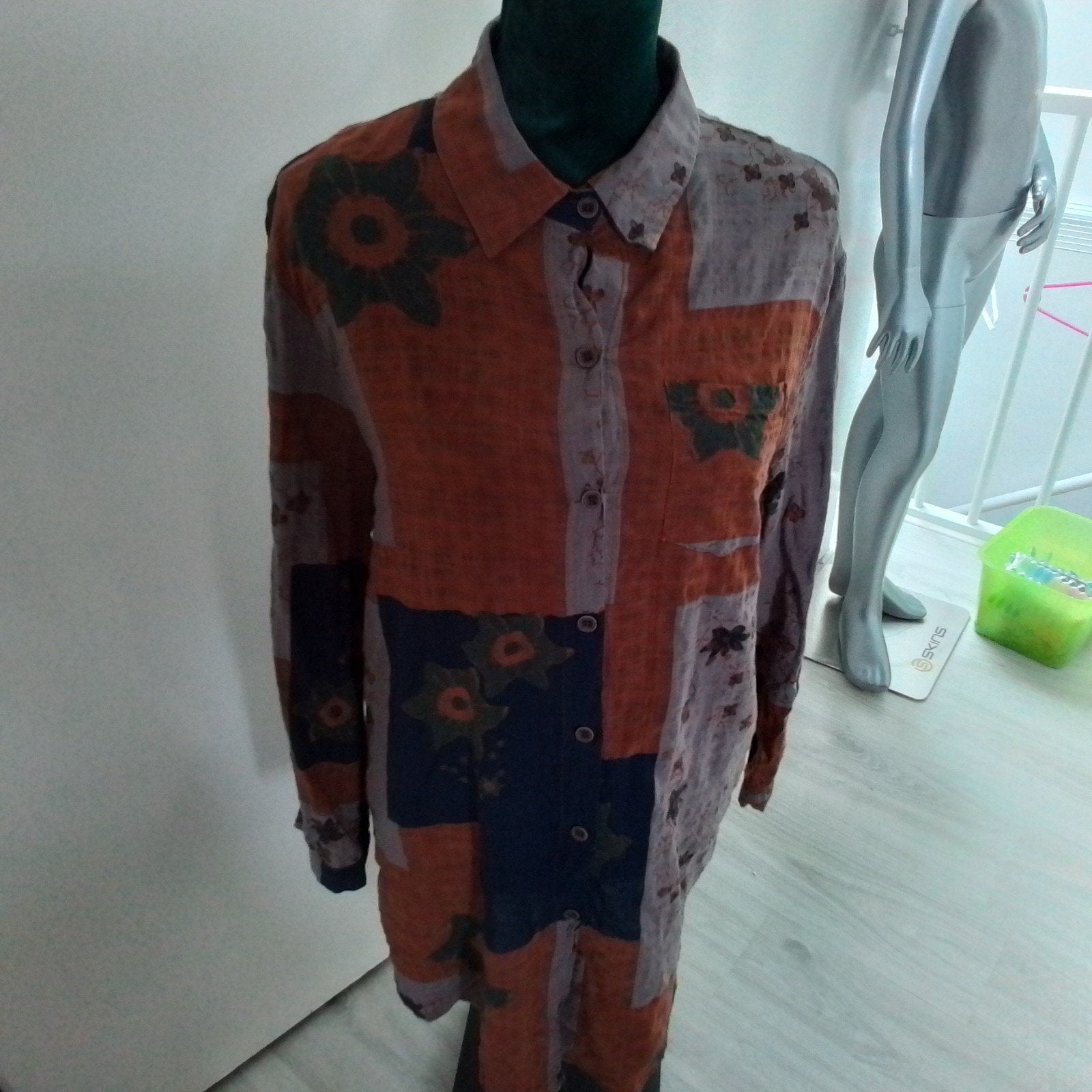 blouse, Kleding | Dames, Blouses en Tunieken, Ophalen of Verzenden, Nieuw, Maat 42/44 (L), Blauw