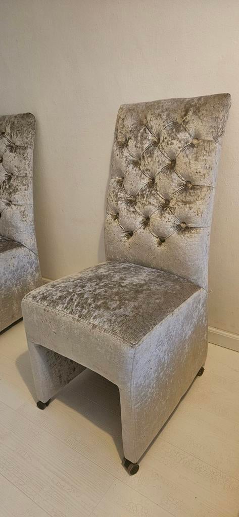 6x croco eetkamer stoelen richmond look, Huis en Inrichting, Fauteuils, Ophalen of Verzenden, Zo goed als nieuw, Minder dan 75 cm