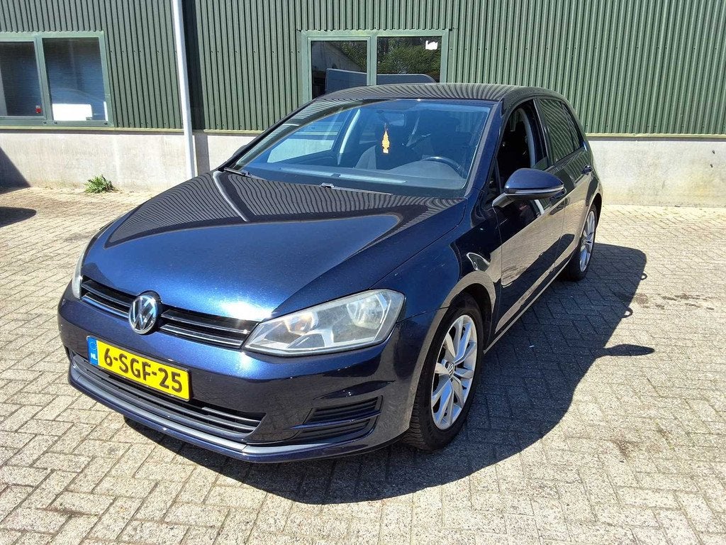 Volkswagen - 2013 - Golf 7 - 1.2 TSI Trendline - Personenaut, Euro 5, Gebruikt, 4 cilinders, Blauw