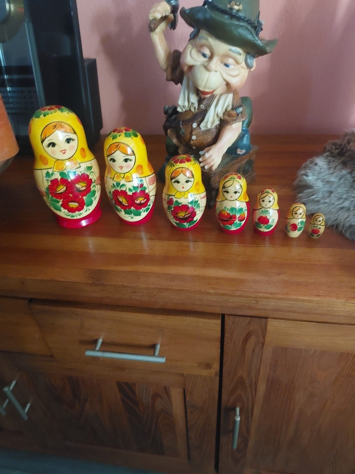Set van 7 Russische Matroesjka poppen, Verzamelen, Ophalen, Zo goed als nieuw