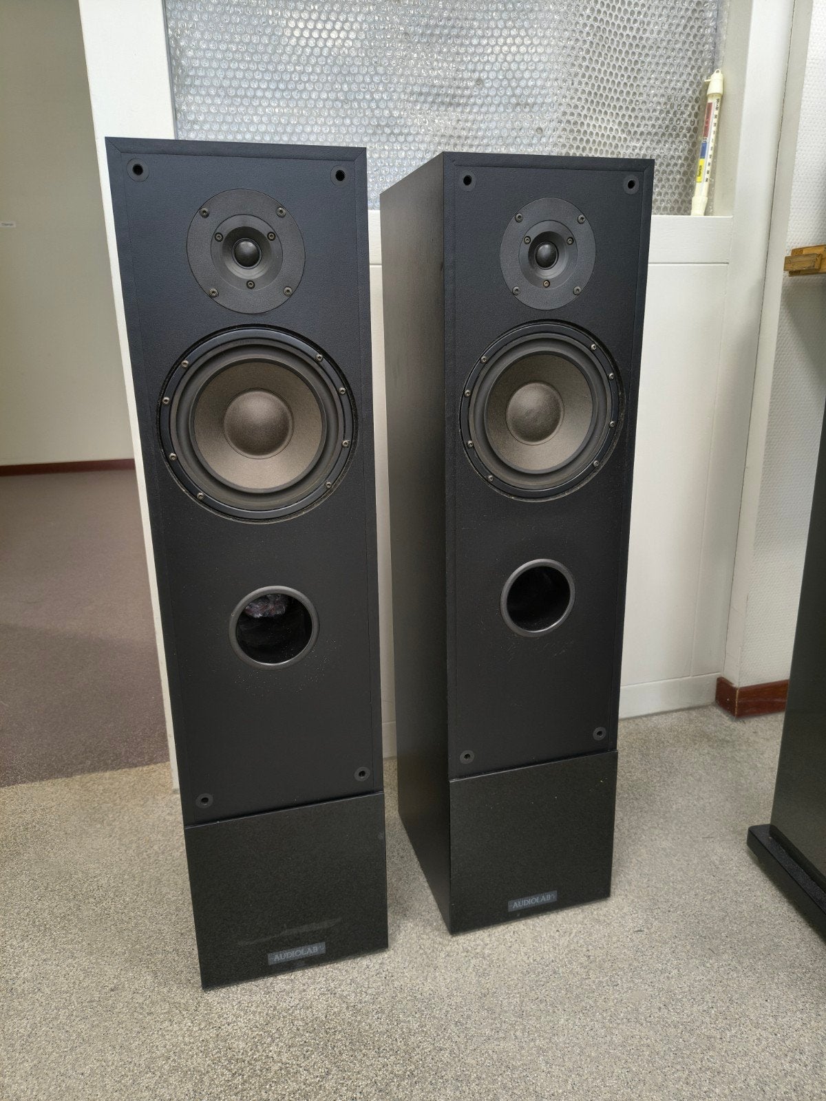Audiolab Symbol Vloerstaande Luidsprekers (Set van 2), Audio, Tv en Foto, Ophalen, Gebruikt, Front, Rear of Stereo speakers, Overige merken