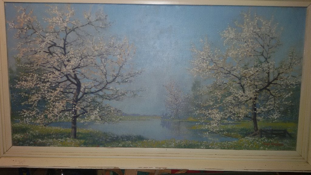schilderijen, Antiek en Kunst, Ophalen, Doek, Oud hollands, Landschap