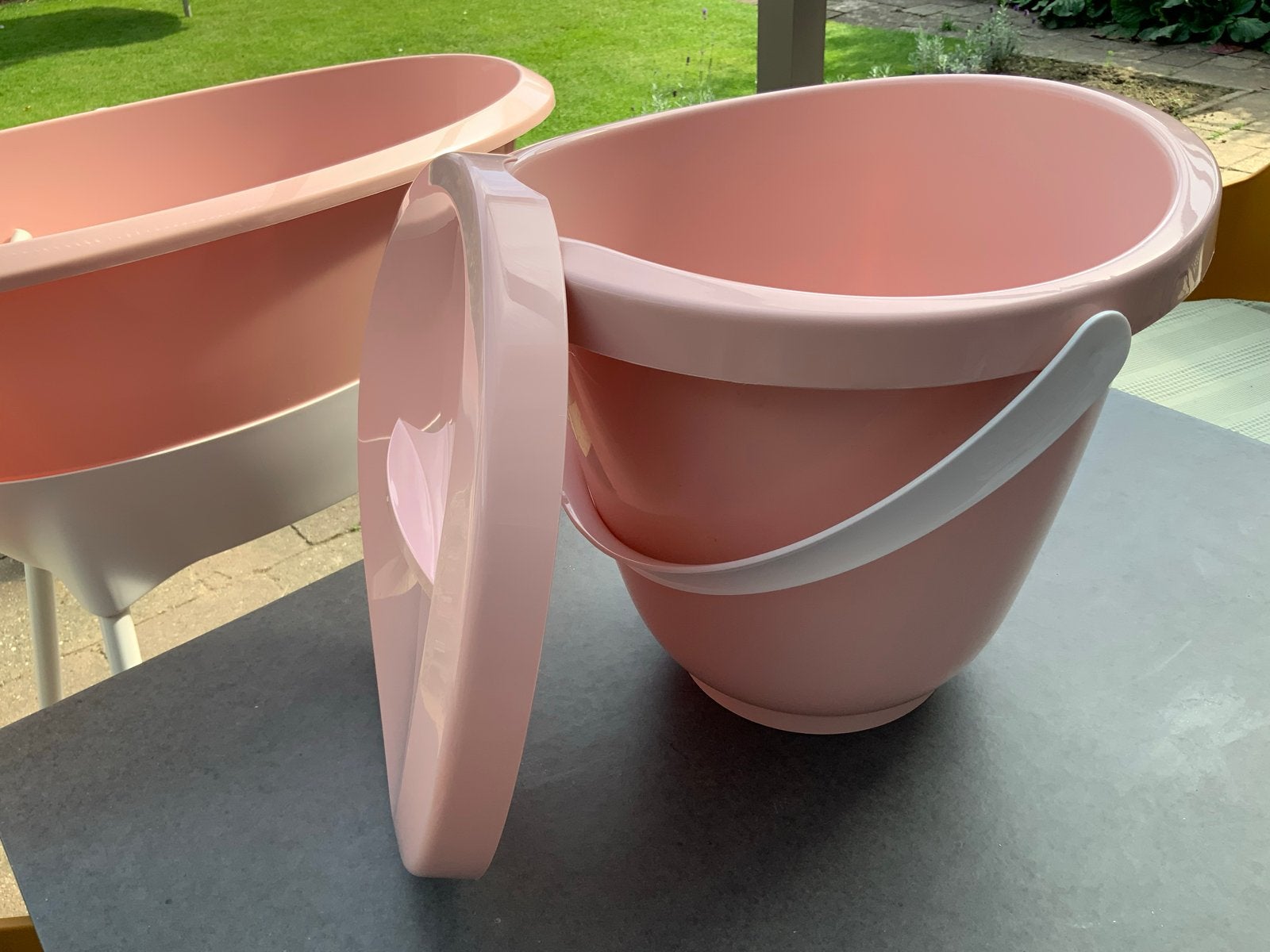Roze Luma Babycare badset, Kinderen en Baby's, Ophalen, Zo goed als nieuw, Badje, Overige merken