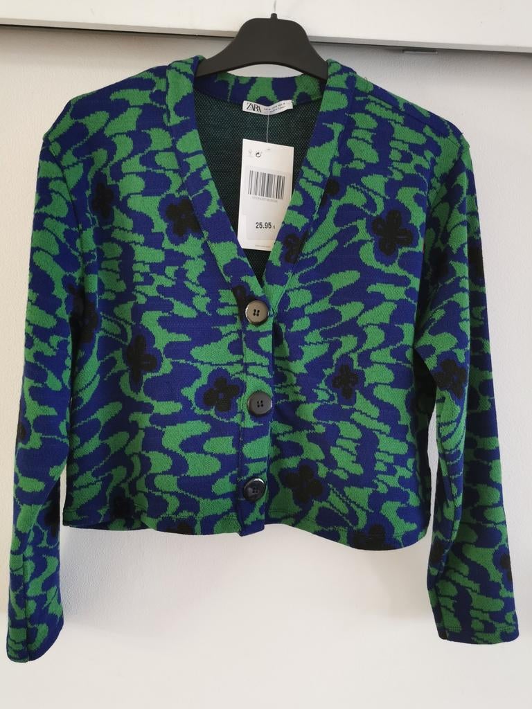 ZARA vest met print mt. M, Maat 38/40 (M), Verzenden, Zara, Nieuw