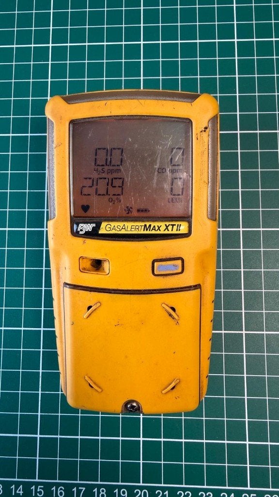 BW Max XT II Gasdetector Gepompt (CH4, O2, LEL, CO), Ophalen of Verzenden, Gebruikt, Overige meters