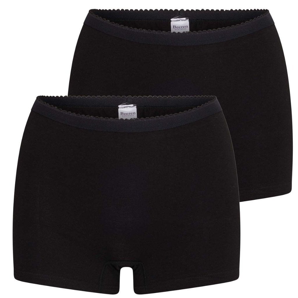 Beeren dames panty boxer softly Mt/mXXL zwart 3x een 2pack, Beeren Bodywear, Zwart, Nieuw, Ophalen of Verzenden