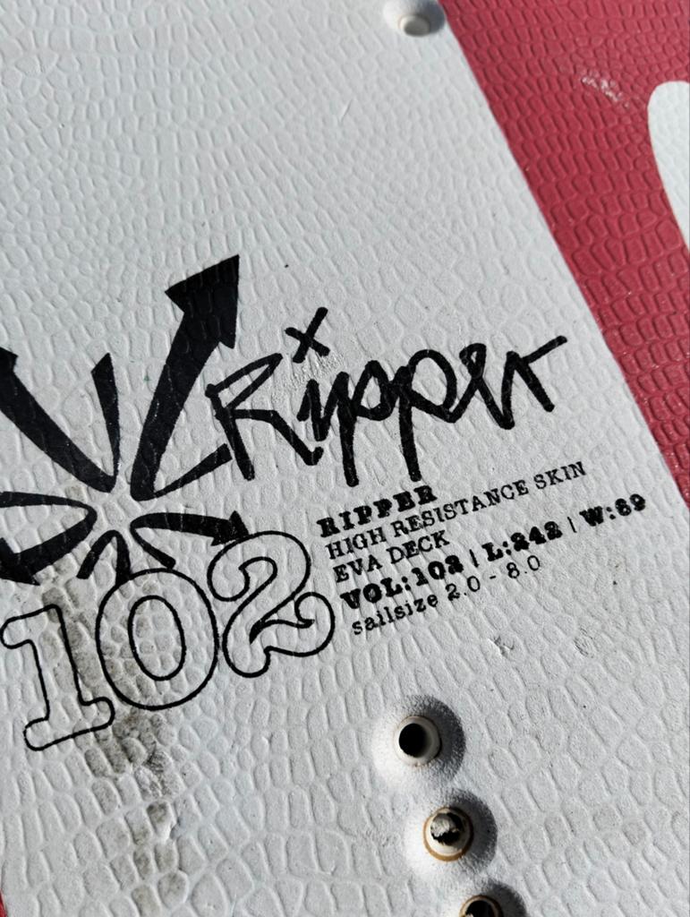 Fanatic Ripper cv 102 ltr. Met softdeck, kinderboard, Watersport en Boten, Windsurfen, Ophalen, Met voetbanden, Gebruikt, Minder dan 250 cm