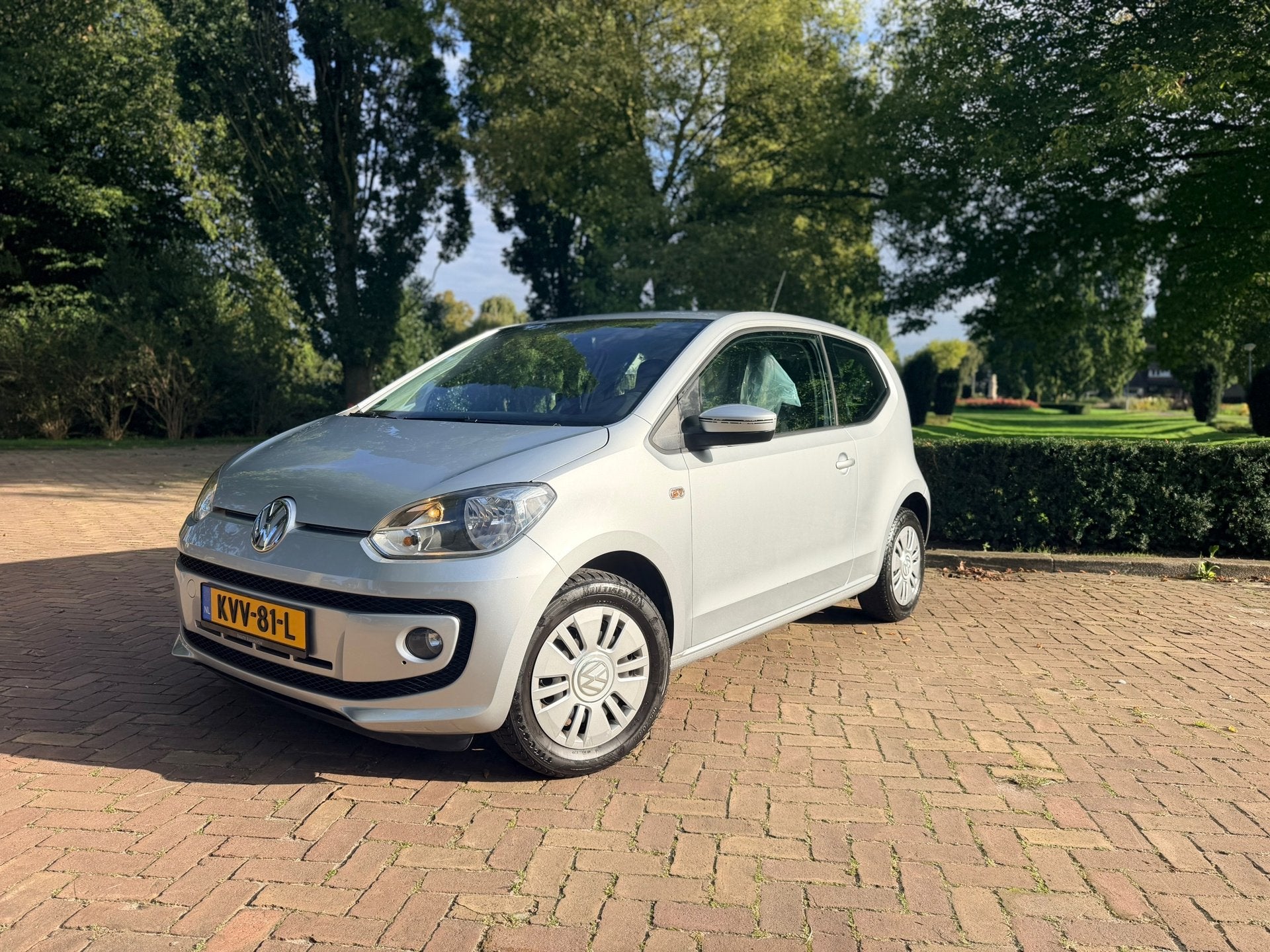 Volkswagen Up! 1.0 High! Bluemotion | Luxe uitvoering | CNG, Auto's, Voorwielaandrijving, Stof, Gebruikt, CNG (Aardgas)
