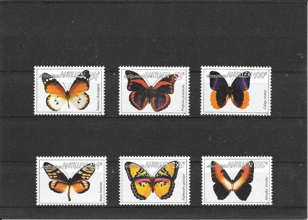 Nederlandse Antillen vlinders, Ophalen of Verzenden, Postfris