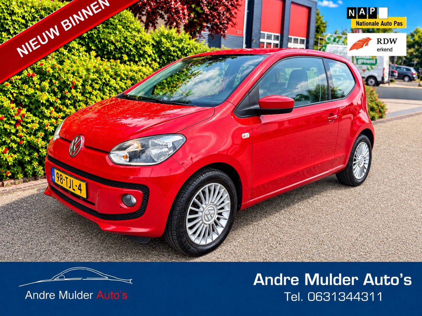 Volkswagen up! 1.0 75PK 2012 Airco Nieuwe Apk