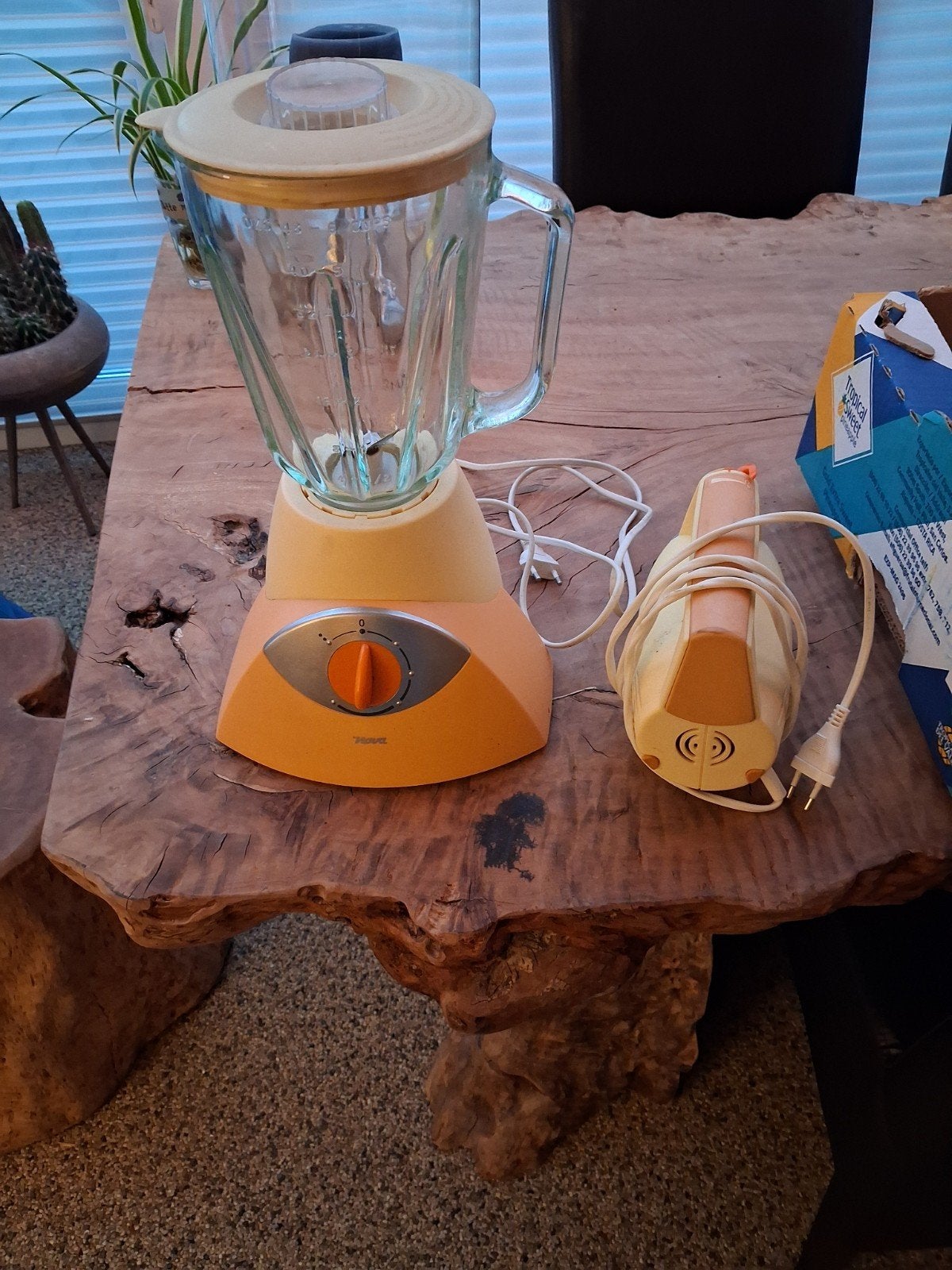 Philips Nova Blender en Handmixer - Retro Kleuren, Witgoed en Apparatuur, Ophalen of Verzenden, Zo goed als nieuw