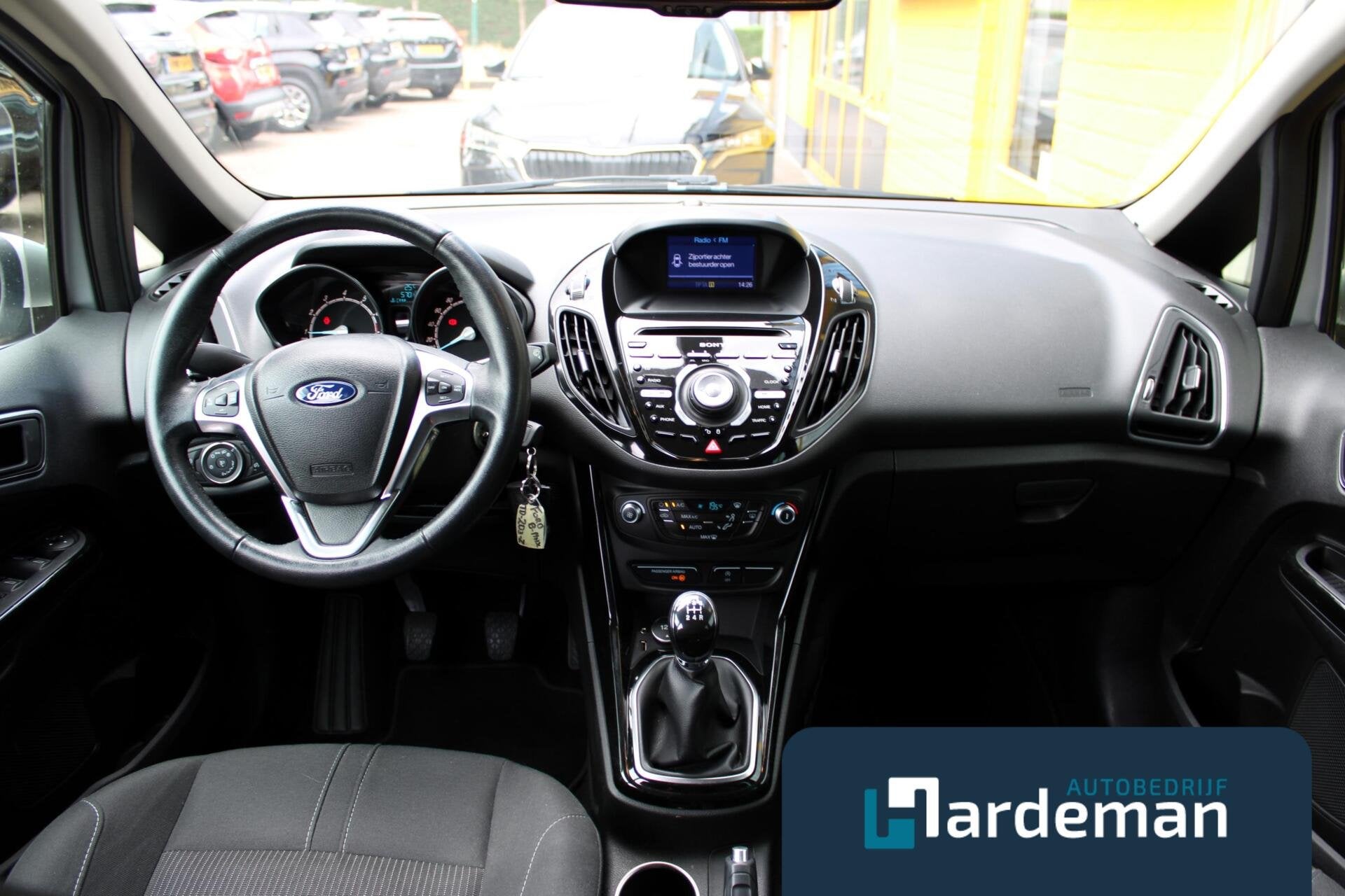 Ford B-Max 1.0 EcoBoost Titanium Navi Clima Trekhaak, Voorwielaandrijving, Gebruikt, Met garantie (alle), Bedrijf
