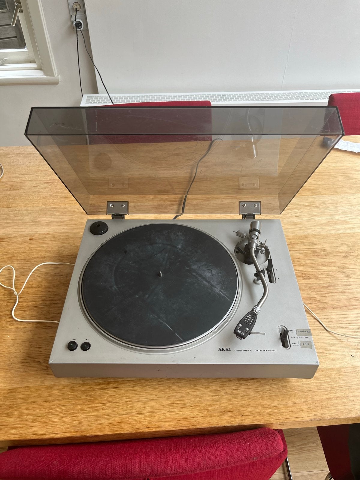 Akai AP-001C Platenspeler - Gebruikt, Ophalen of Verzenden, Gebruikt, Platenspeler, Akai