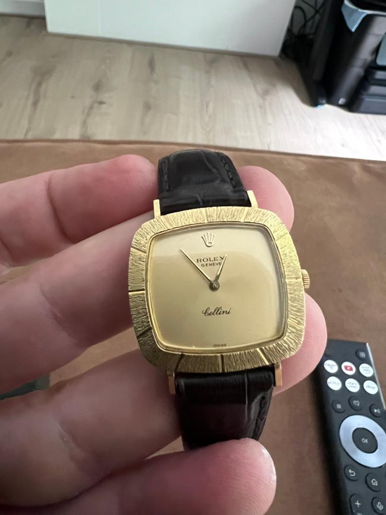 Rolex Cellini Ref. 3880 – 18K Goud – Vintage Rolex, Ophalen of Verzenden, Zo goed als nieuw, Goud, Rolex