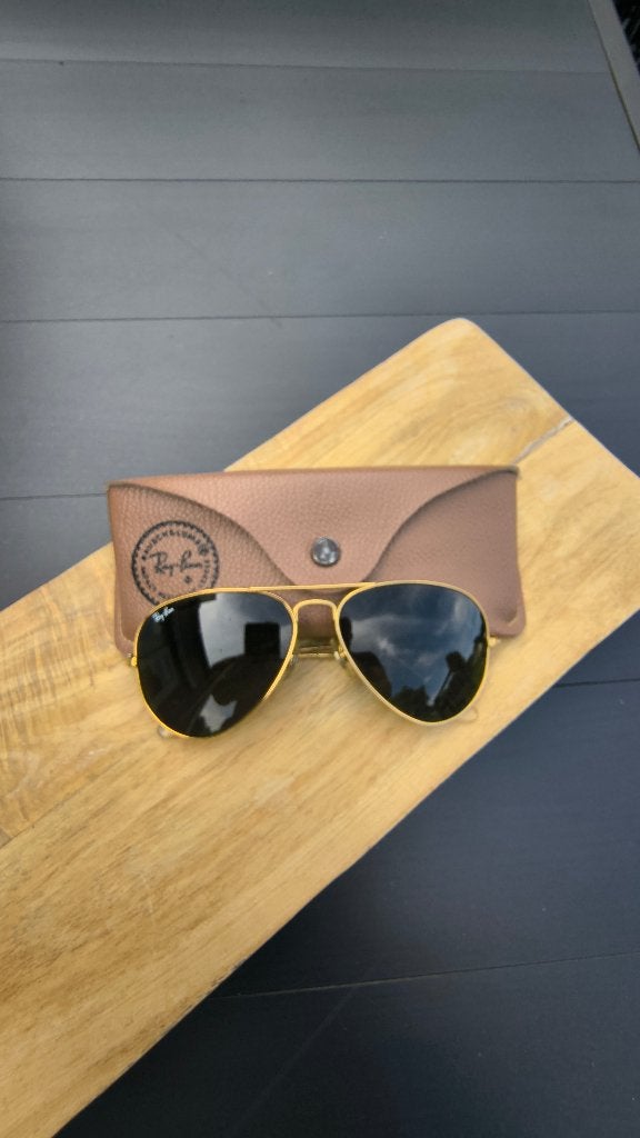 Vintage Ray-Ban B&L USA Aviator G-15 58-14, Sieraden, Tassen en Uiterlijk, Zonnebrillen en Brillen | Heren, Zonnebril, NVT, Ophalen of Verzenden