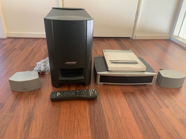 bose 3.2.1.GSX DVD home entertainment system, Gebruikt, 2.1-systeem, Minder dan 40 watt, Dvd-speler