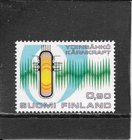Finland atoomenergie, Postzegels en Munten, Postzegels | Europa | Scandinavië, Ophalen of Verzenden, Finland, Postfris