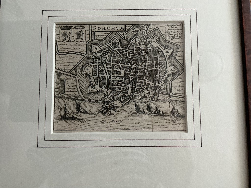 Stadsplattegrond, Ophalen, Klassiek, Achter glas, Landschap