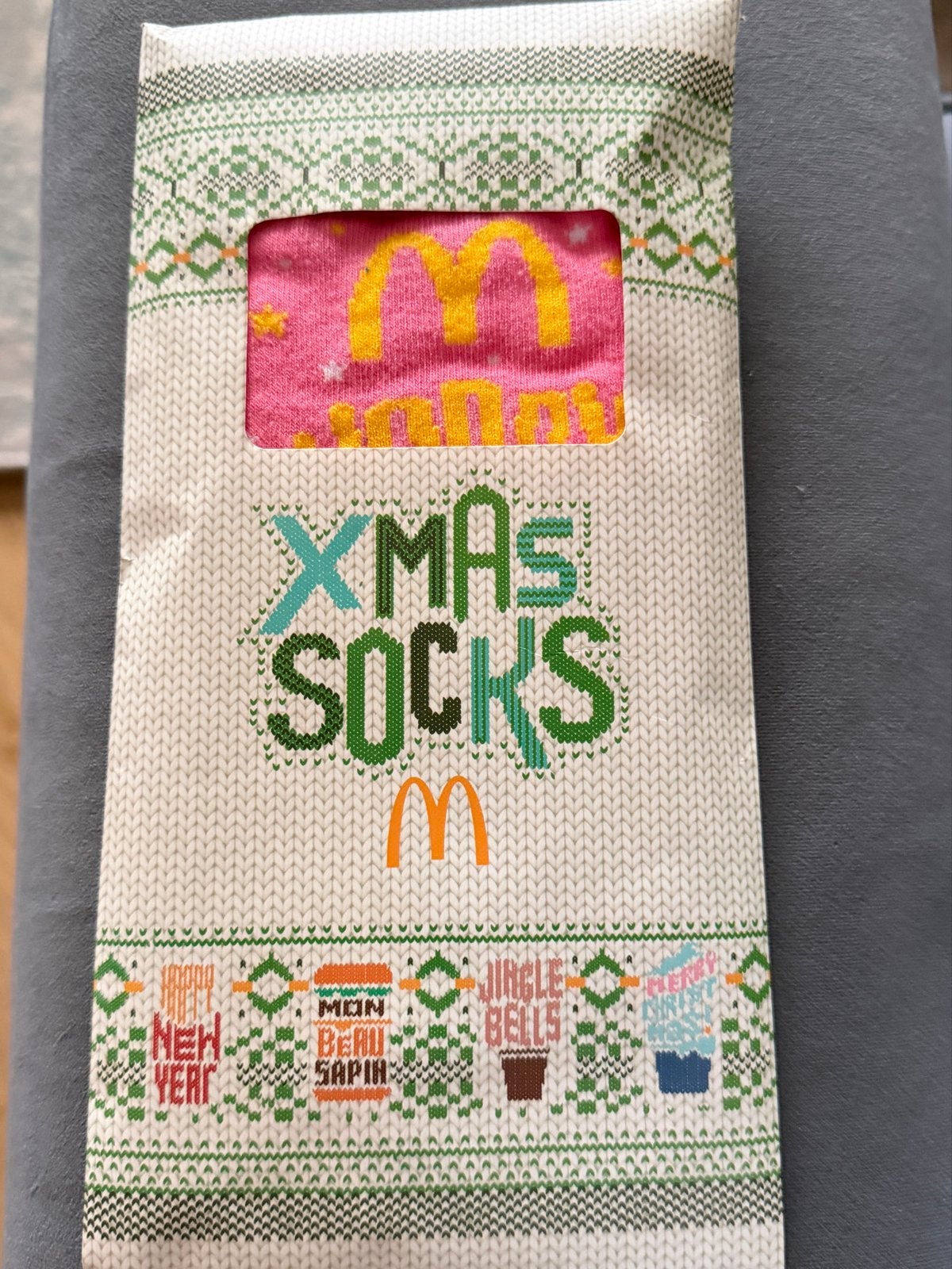 McDonald's Kerstsokken - Maat 41-43, Ophalen of Verzenden, Nieuw