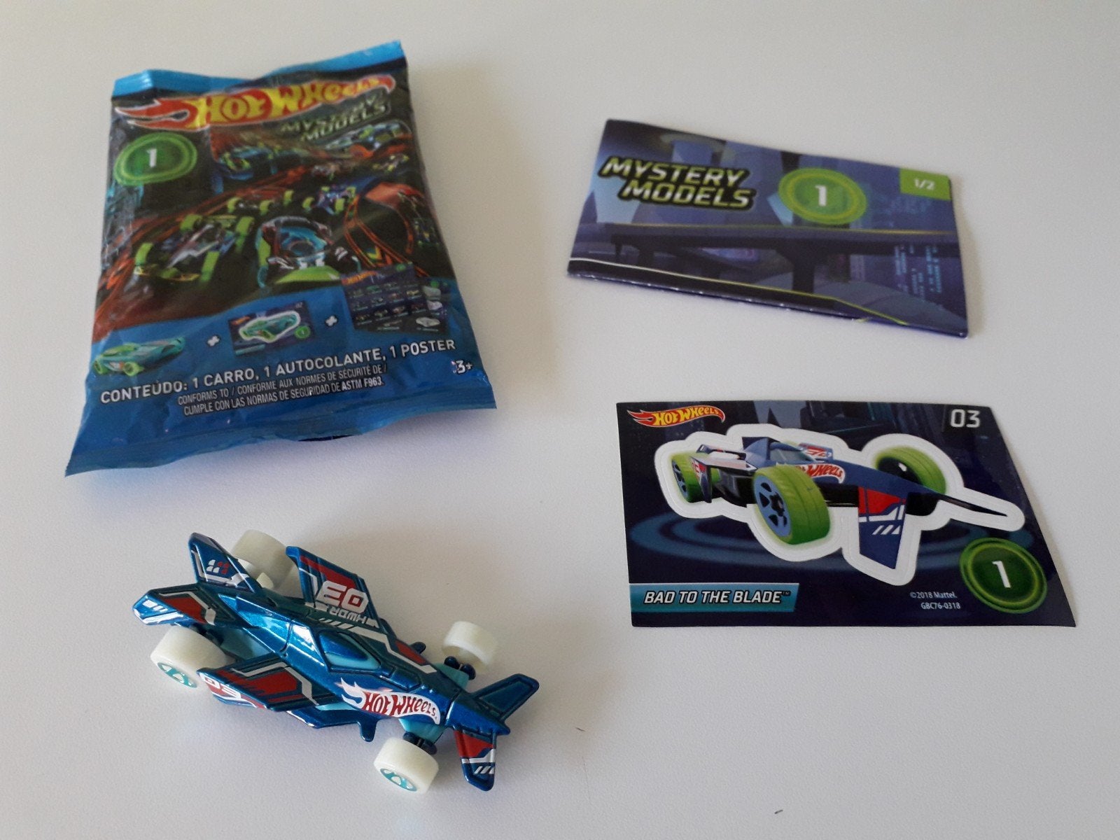 Bad to the blade     hotwheels         mystery models, Ophalen of Verzenden, Nieuw, Auto