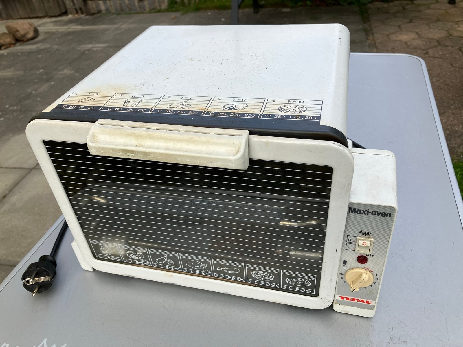 TEFAL Maxi-oven, 1000 watt, 50 - 290 graden, Ophalen, Minder dan 45 cm, Gebruikt, Tefal
