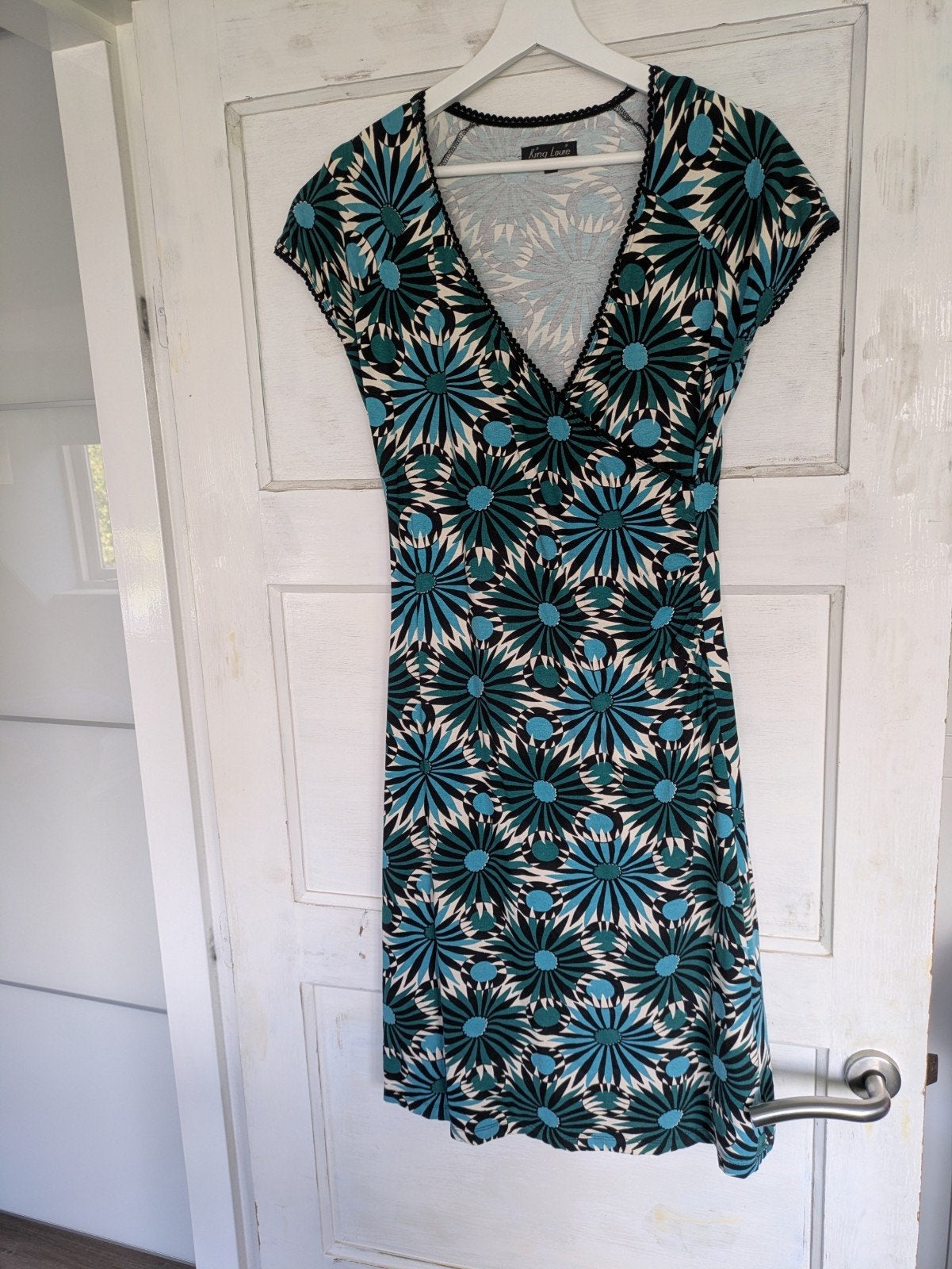 King Louie jurk,maat M, Kleding | Dames, Ophalen of Verzenden, Zo goed als nieuw, Maat 38/40 (M), Knielengte
